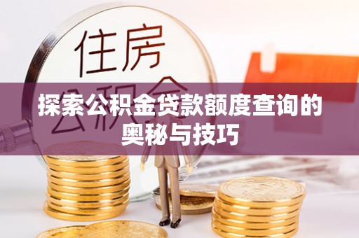 通山探索公积金贷款额度查询的奥秘与技巧